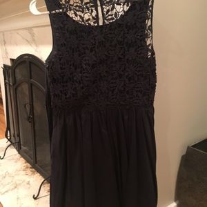 Moulinette Souers cotton dress with lace detail